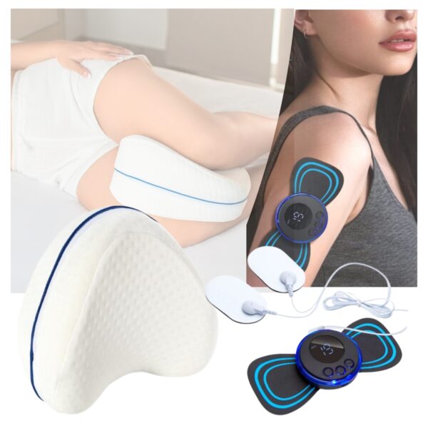 COMBO Almohada EntrePierna y Masajeador Mariposa