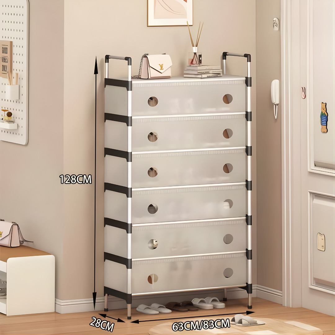 2 Organizador De Zapatos 6 Niveles Metalico