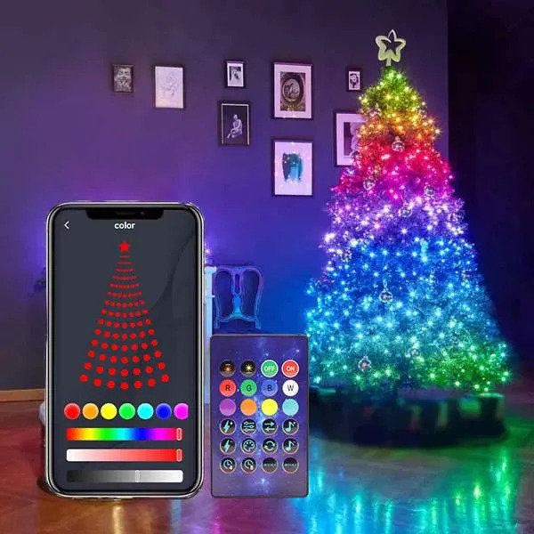 Luces Led RGB 10 mtros NAVIDAD bluetooth