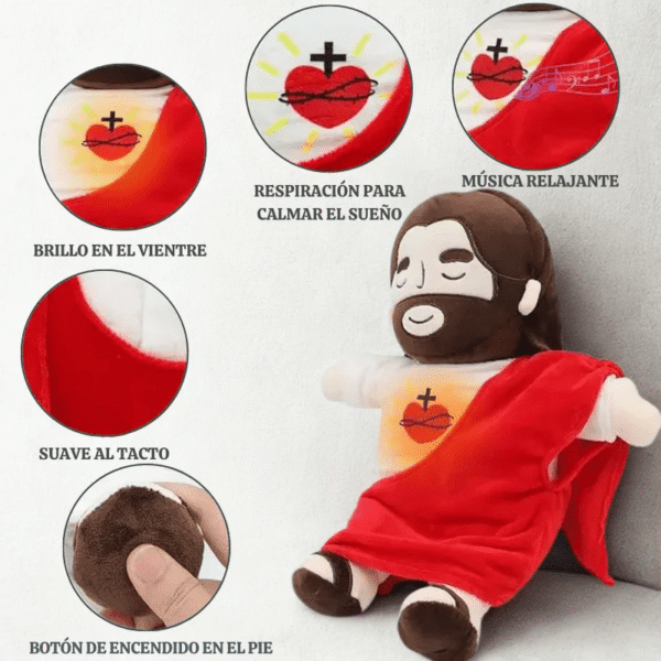 Peluche De Jesus Con Luces Y Sonidos