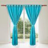 cortina jacquard x 2 paneles SIN velo