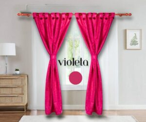 FUCSIA Combo Cortina mas velo