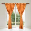 cortina jacquard x 2 paneles SIN velo