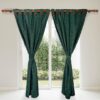 cortina jacquard x 2 paneles SIN velo