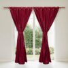 cortina jacquard x 2 paneles SIN velo