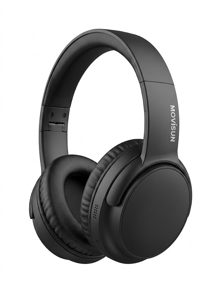 3 Audífonos Bluetooth Movisun k7 Negro