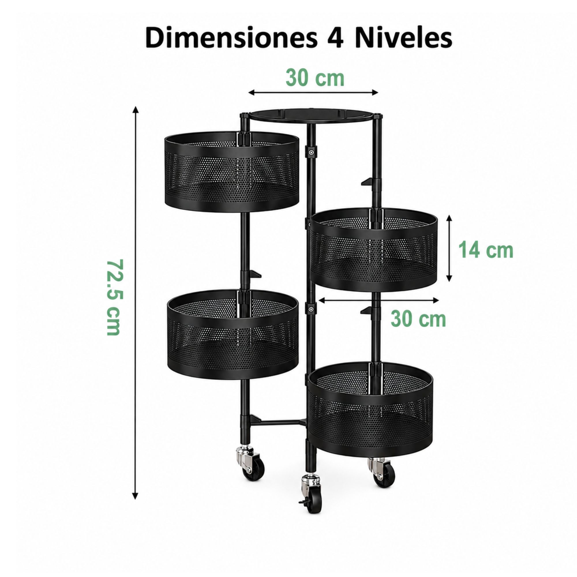 5 Almacenador 360º Metálico