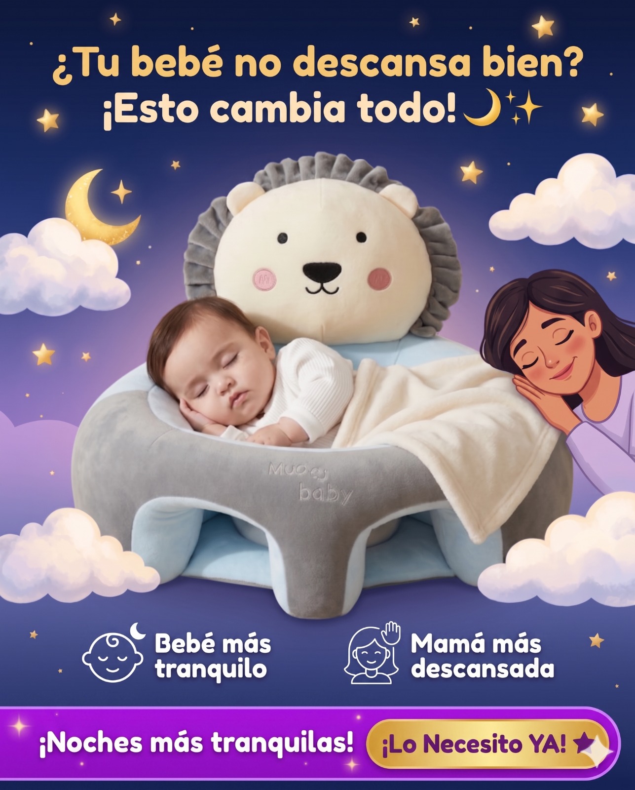 5 🧸👶 Silla Sofá de Aprendizaje para Bebé 💕